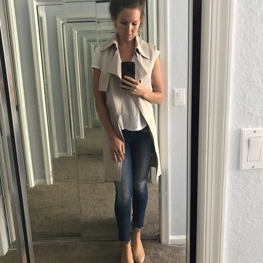 Club Monaco trench vest.